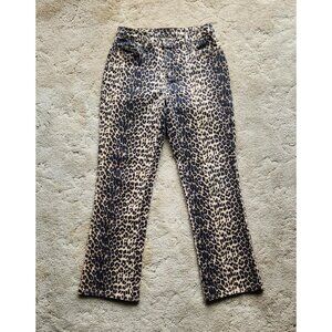 Leopard Print Jeans